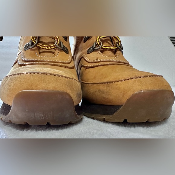 Timberland Women's Wedge Ankle Boots Nubuck Leather Wheat Waterproof 6 1/2 - Picture 9 of 16